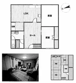 北海道士別市上士別町【一戸建】の間取り