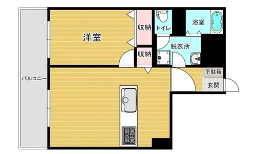 ライオンズマンション博多【11階】の間取り