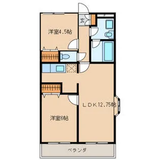 リリーガーデン【3階】の間取り