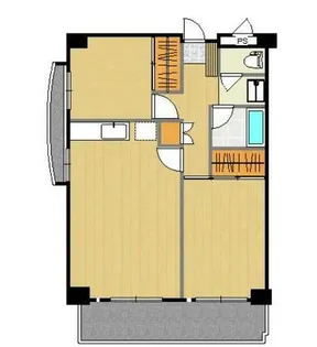 春日原テルミナ【710号室】の間取り
