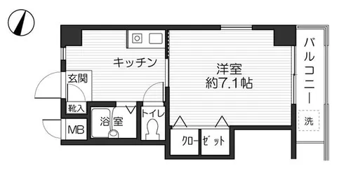 泉壱番館【2階】の間取り
