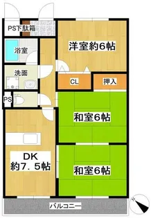 ハイムのぞみ【2階】の間取り