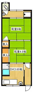 五月壮【2階】の間取り