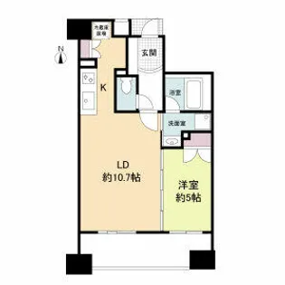 プライムアーバン堺筋本町【0205号室】の間取り