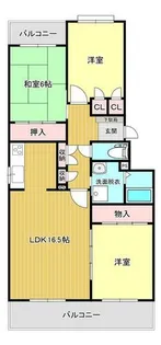 ビオス殿町【303号室】の間取り