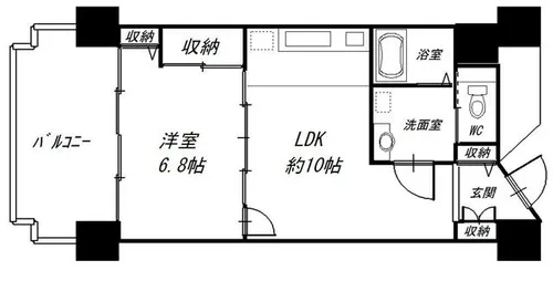 大阪府和泉市和気町2丁目【マンション】の間取り