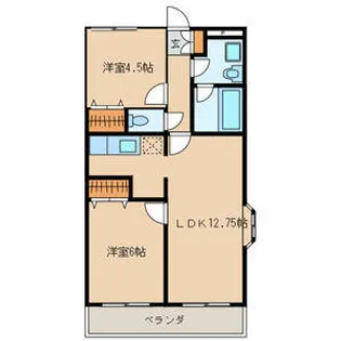 リリーガーデン【3階】の間取り