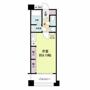 フォレステージュ江坂垂水町【0601号室】の間取り