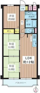 ネオハイツ第2新大阪【1207号室】の間取り