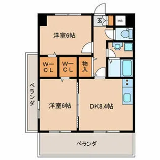 イーストフルハウス【11階】の間取り