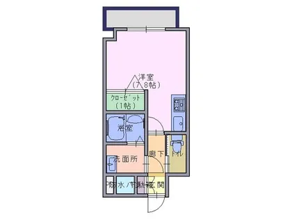 大阪府吹田市西の庄町【マンション】の間取り