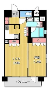 リーガル神戸三宮山手【11階】の間取り