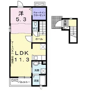 グリュック【2階】の間取り