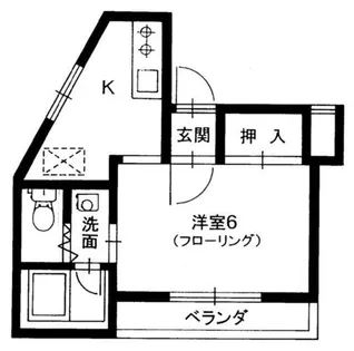 マンション エイガク【20A号室】の間取り