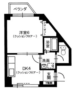 ボヌ-ル【4階】の間取り