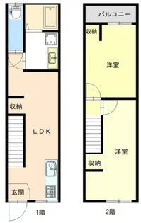 大阪府大阪市此花区梅香3丁目【一戸建】の間取り