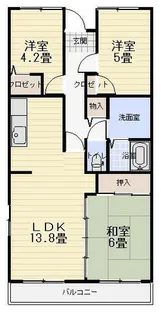 スペシア旭丘【2階】の間取り