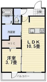 ベルメゾン池田【2階】の間取り