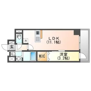 大阪府豊中市稲津町2丁目【マンション】の間取り