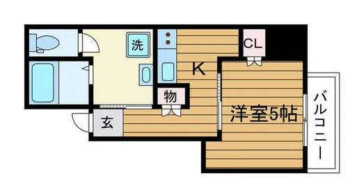 SURF ISLAND SAN SEBASTIAN【5階】の間取り