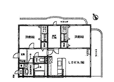 プランドールFIVE【102号室】の間取り