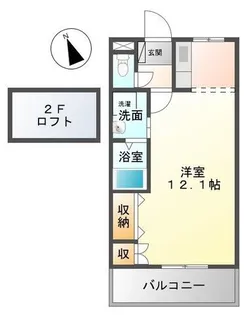コーポエクセルⅡ【2階】の間取り