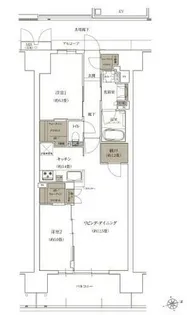 ローレルコート姫路大手前通り【1011号室】の間取り