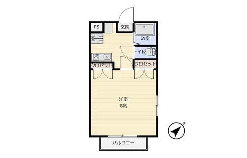 ハイアート瑞穂【301号室】の間取り