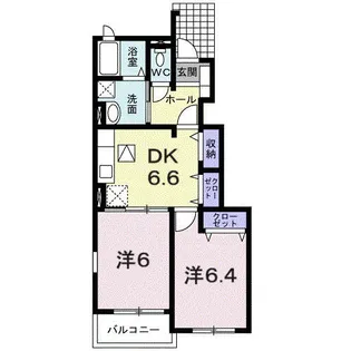 グリーン・コートⅠ【1階】の間取り