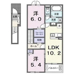 SoleileⅡ【2階】の間取り