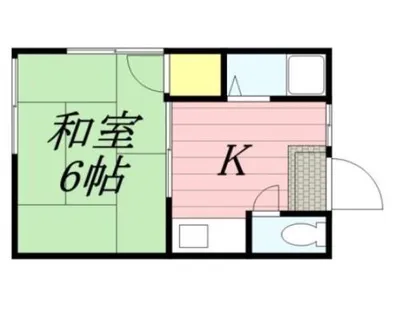 高尾コーポ【0205号室】の間取り