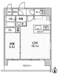 LaDouceur門真【9階】の間取り