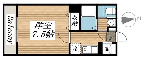 リード桜坂【10階】の間取り