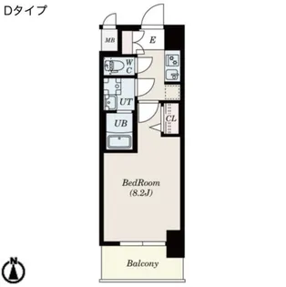 S-RESIDENCE庄内通【1004D号室】の間取り