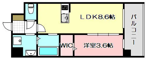 大阪府東大阪市長田西2丁目【マンション】の間取り