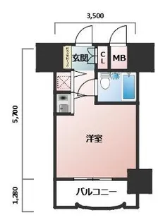 福岡県福岡市中央区警固1丁目【マンション】の間取り