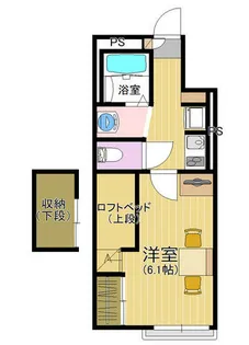 レオパレス純【103号室】の間取り