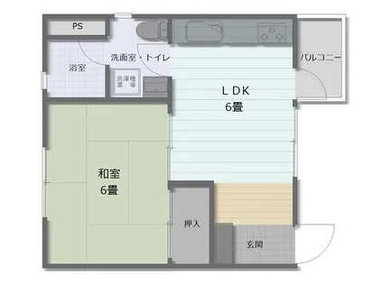 ガーデン御影【202号室】の間取り