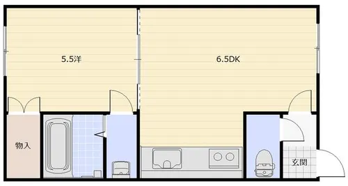 スリードレインハイツⅦ【B号室】の間取り
