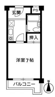 アメニテイーヒル箕面船場【2階】の間取り