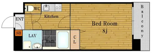 グランシス高井田【5階】の間取り