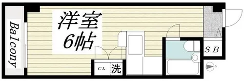 メゾン・ド・アクトゥール【0502号室】の間取り