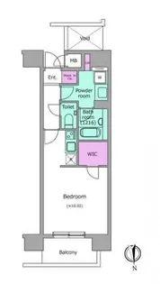 ビエラコート内久宝寺【13階】の間取り