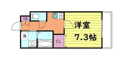 ヴィライイダⅡ【5階】の間取り