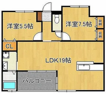 J5stage1【502号室】の間取り