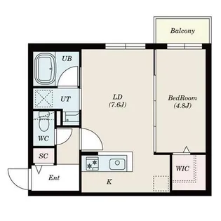S-RESIDENCE東札幌azure【2階】の間取り