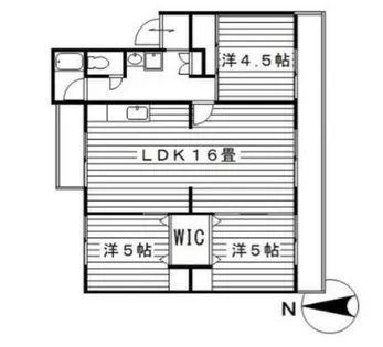 室見団地(室見第1住宅)26棟【4号室】の間取り