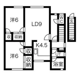 コーポふみ【201号室】の間取り