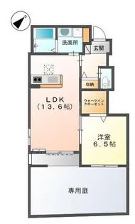 モン・レーヴ【106号室】の間取り