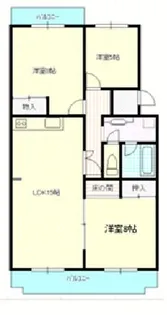 リバーサイドコーポ【1階】の間取り